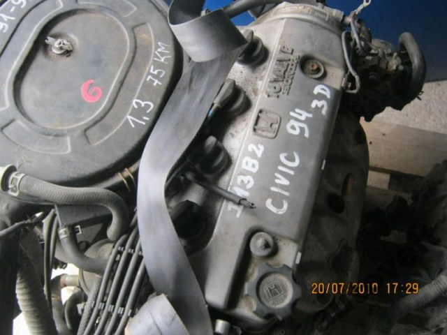 Двигатель HONDA CIVIC 1, 3 16V 87-95R Отличное состояние!!!! D13B2