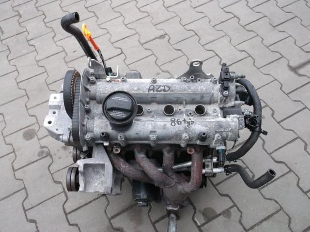 Двигатель AZD SEAT TOLEDO 2 1.6 16V 86 тыс KM -WYSYL-