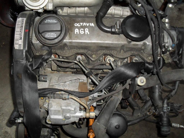 Двигатель Skoda Octavia 1.9 TDI AGR пробег 130 тыс.