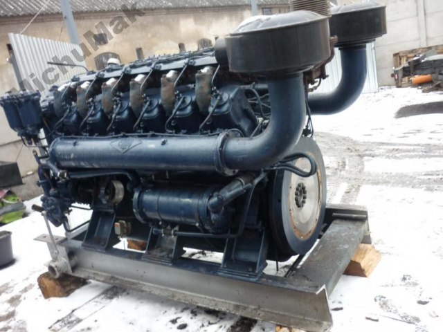 Новый двигатель HENSCHEL H12 - lodz kuter statek czolg