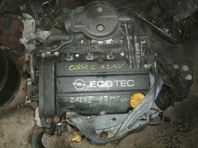 Двигатель OPEL CORSA C, ASTRA G 1, 2 16V, Z12XE 87TYS KM