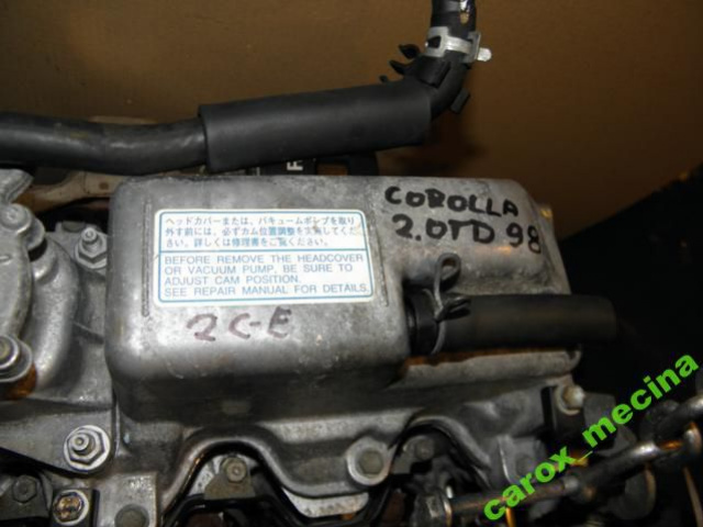 TOYOTA COROLLA E11 2.0 D 98г.. двигатель 2C-E насос