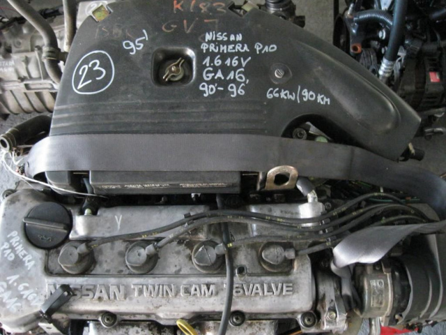 Двигатель NISSAN PRIMERA P10 1.6 16V GA16 в сборе