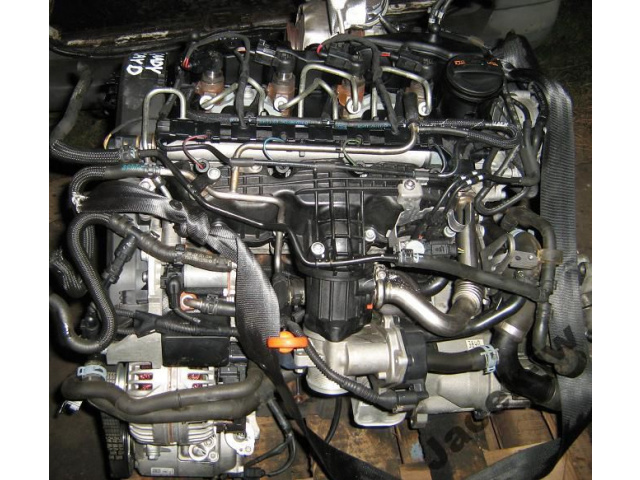 Двигатель VW Caddy 1, 6 TDi CAY CAYD 11r в сборе skrz ступ.