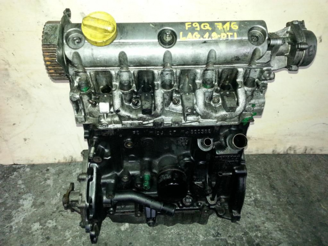Двигатель RENAULT LAGUNA 1.9 DTI 98KM F9Q 716