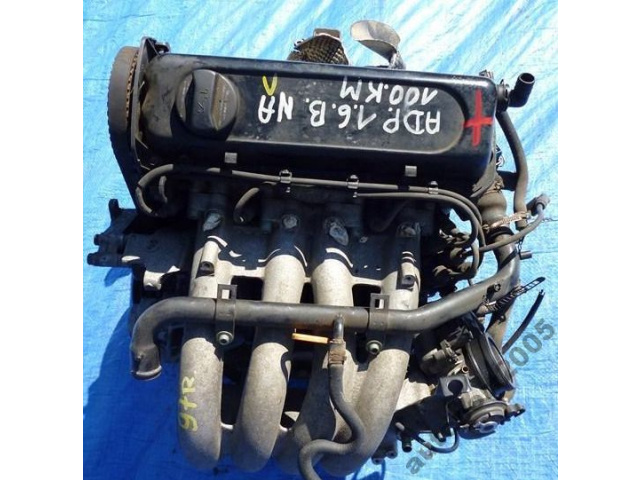 Двигатель 1, 6B 8V ADP 1997 л.с.. 100 л.с. VW Passat AUDI A4