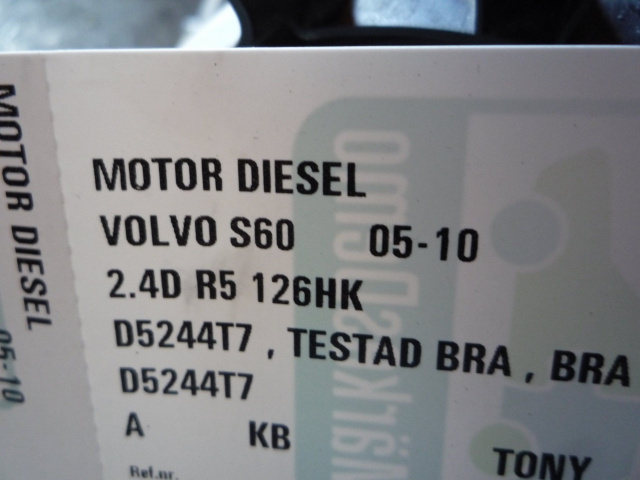 Двигатель Volvo V70 S60 2.4d D5244t7