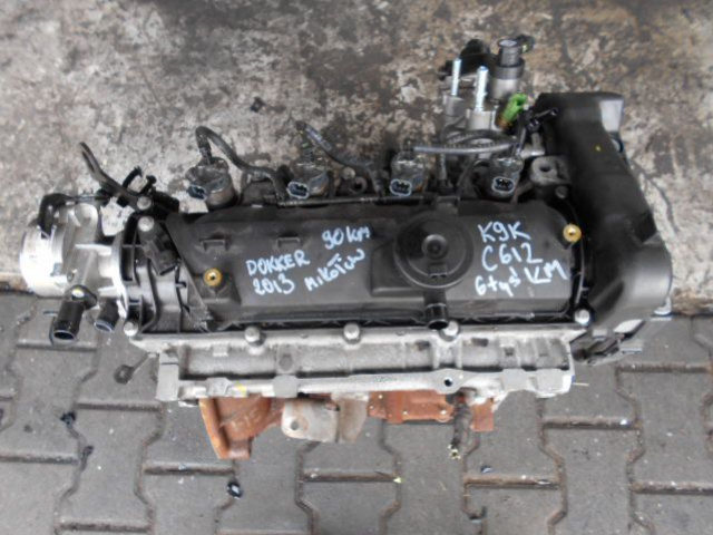 DACIA DOKKER LODGY 2013 1, 5 dci двигатель K9KC612