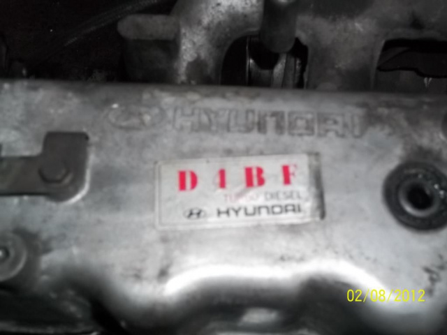 Двигатель HYUNDAI H1 H200 2.5 TD + навесное оборудование на запчасти