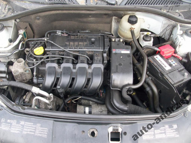 RENAULT CLIO II двигатель 1.2 16V 55KW 75KM D4F 2002г.