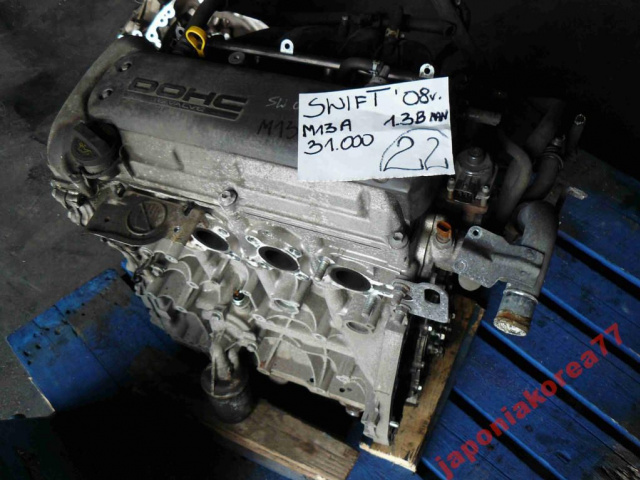 SUZUKI SWIFT MK6 2008 2009 2010г. двигатель 1.3B F-VAT