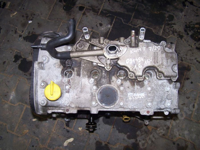 Двигатель RENAULT LAGUNA MEGANE SCENIC 1.6 16V K4M F7