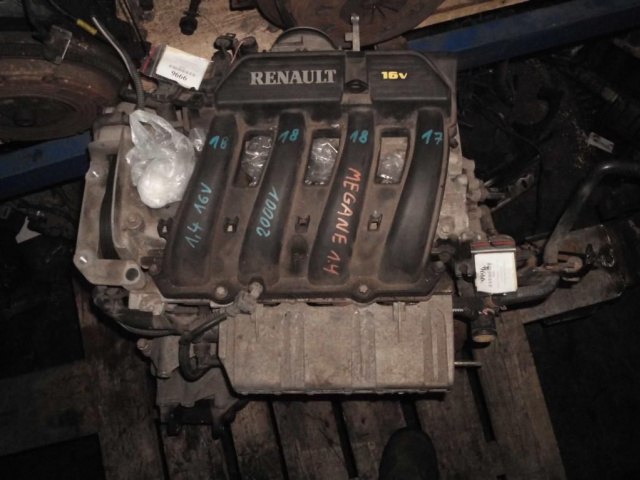 Renault Megane I FL ПОСЛЕ РЕСТАЙЛА двигатель 1, 4 16V K4J C750