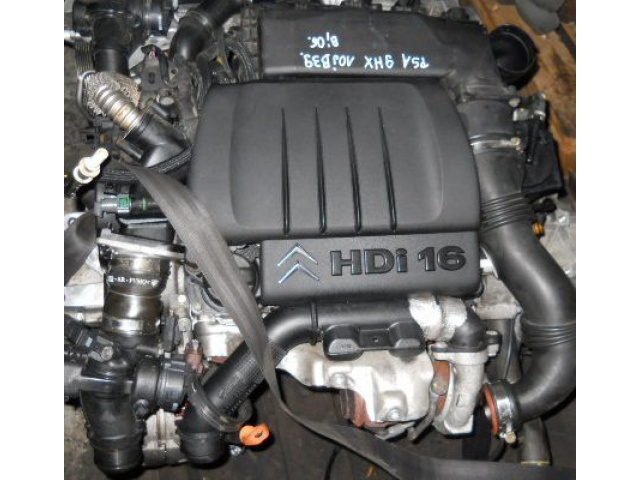 Двигатель Citroen C3 Berlingo 1, 6 HDi 9HZ в сборе Peugeot
