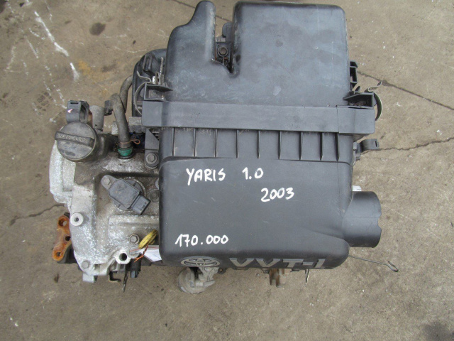 Toyota Yaris 1, 0B VVTI 03г.. двигатель пробег. 170 тыс.