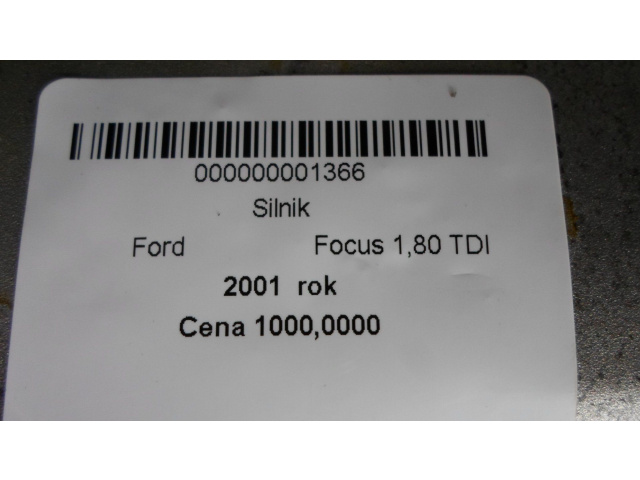 Двигатель Ford Focus 1, 80 TDI