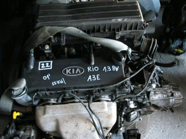 Двигатель A3E 1.3 8V KIA RIO в сборе