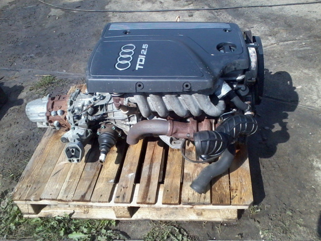 Двигатель в сборе Audi A6 C4 2, 5 TDi + коробка передач osp