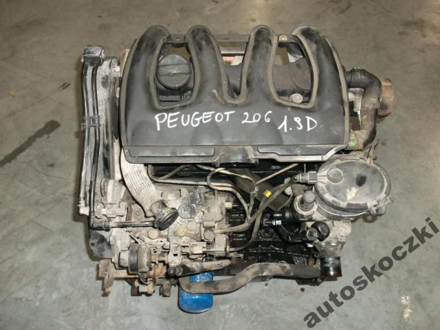 Двигатель PEUGEOT 206 1.9 D в сборе -WYSYLKA-
