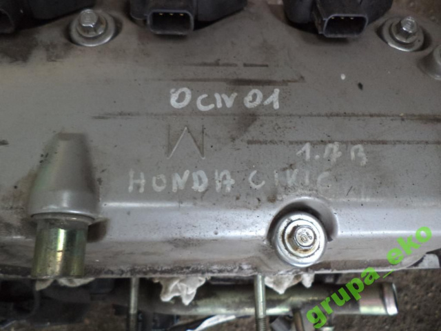 HONDA CIVIC 1.7 бензин 125 л.с. двигатель поврежденный