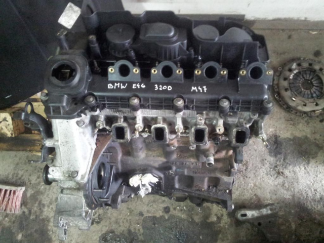 BMW E46 320D двигатель M47 136k без навесного оборудования небольшой пробег