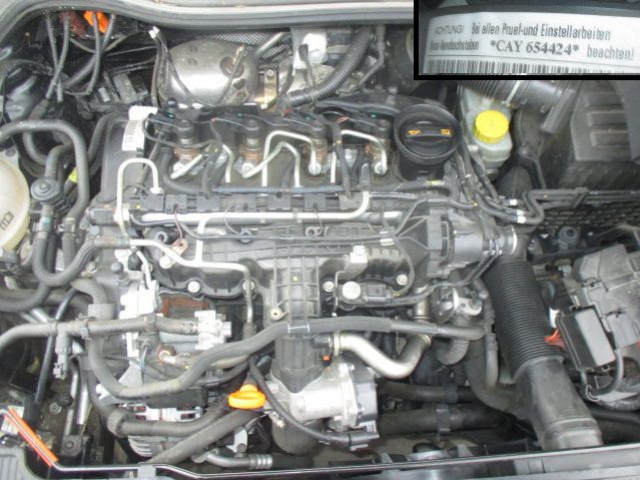Двигатель VW POLO IBIZA 1.6 TDI CAY в сборе
