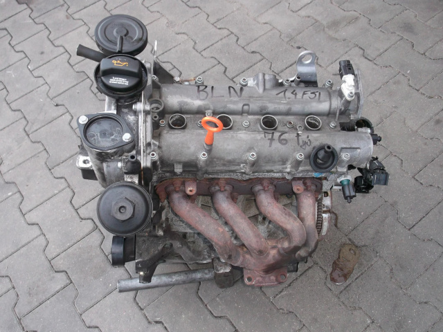 Двигатель BLN SKODA OCTAVIA 2 1.4 FSI 76 тыс KM -WYS-
