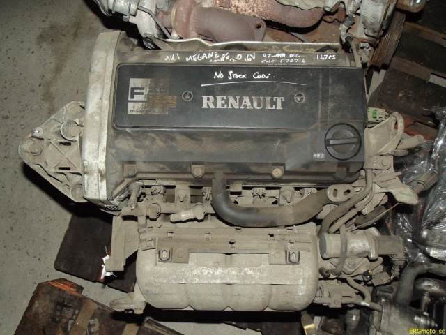 Двигатель + OSPR F7R714 2.0 16V 108kW Renault Megane I