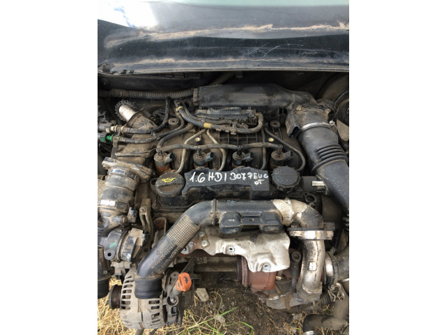 Peugeot 207 1, 6 HDI 90 KM двигатель в сборе