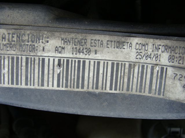 SEAT IBIZA 2001г. ПОСЛЕ РЕСТАЙЛА 1.9 SDI двигатель AQM