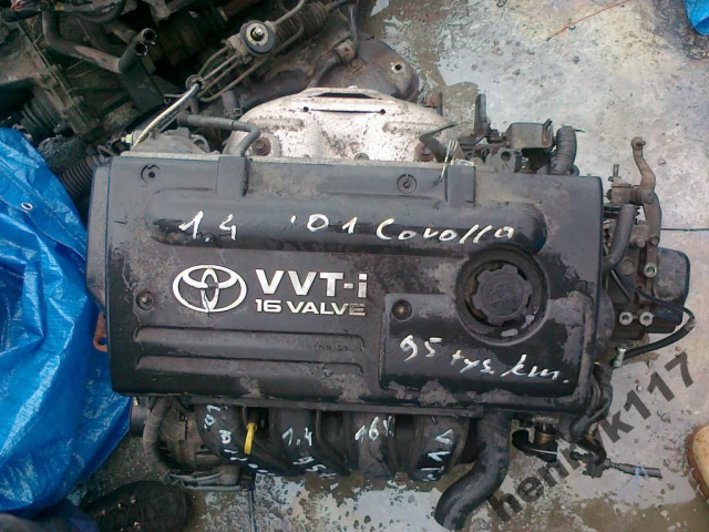 Двигатель TOYOTA COROLLA VVT-I 1.4 2001 год в сборе