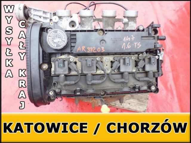 Двигатель ALFA ROMEO 147 1.6 TWIN SPARK AR37203
