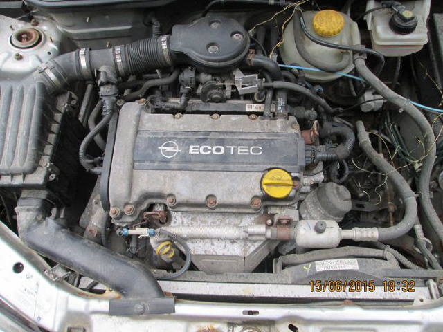 Opel corsa b двигатель 1, 2 16v в сборе навесное оборудование коробка передач 5