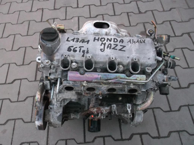 Двигатель L13A1 HONDA JAZZ 1.4 16V 56 тыс KM -WYSYLKA