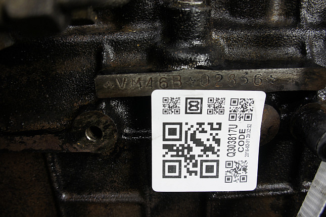 Номер двигателя и фотография площадки Jeep VM