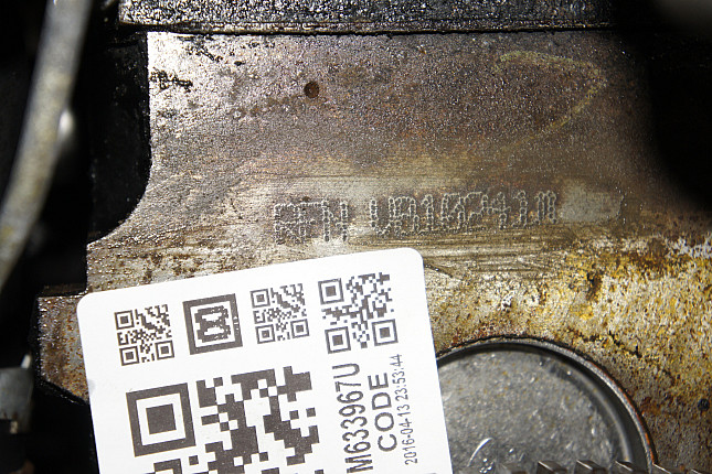Номер двигателя и фотография площадки Ford RFN