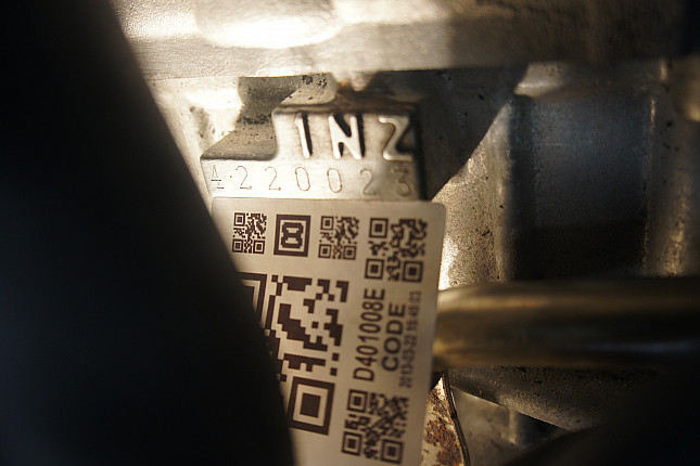 Номер двигателя и фотография площадки TOYOTA 1NZ-FXE