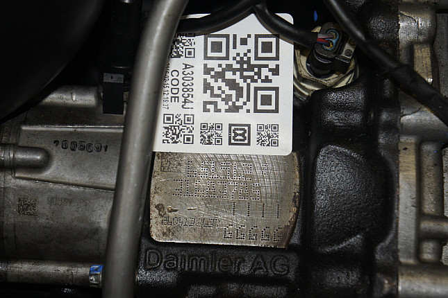 Номер двигателя и фотография площадки Mercedes OM 651.912