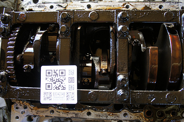 Фотография блока двигателя без поддона (коленвала) Hyundai G6BA-G