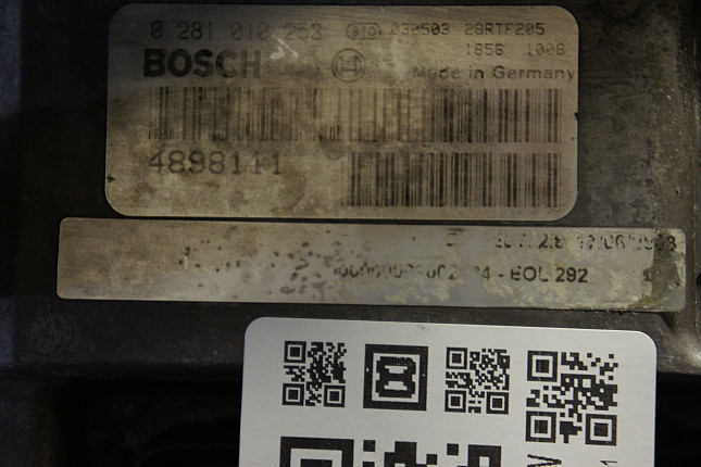 Номер двигателя и фотография площадки Iveco F4AE0681D