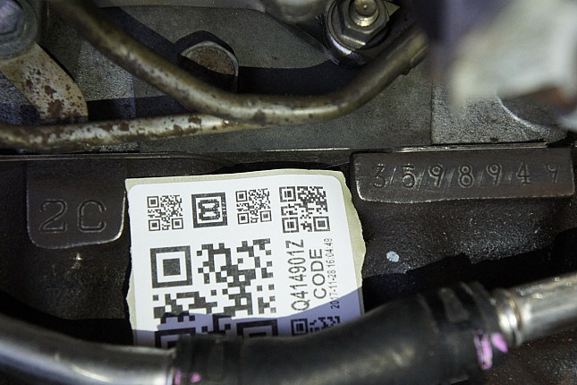 Номер двигателя и фотография площадки Toyota 2C-TE