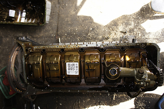 Фотография блока двигателя без поддона (коленвала) Mercedes M 104.942