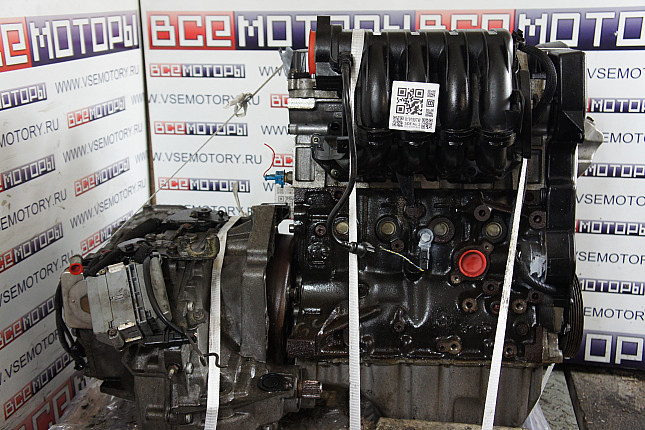 Двигатель вид с боку PEUGEOT NFU (TU5JP4) + АКПП