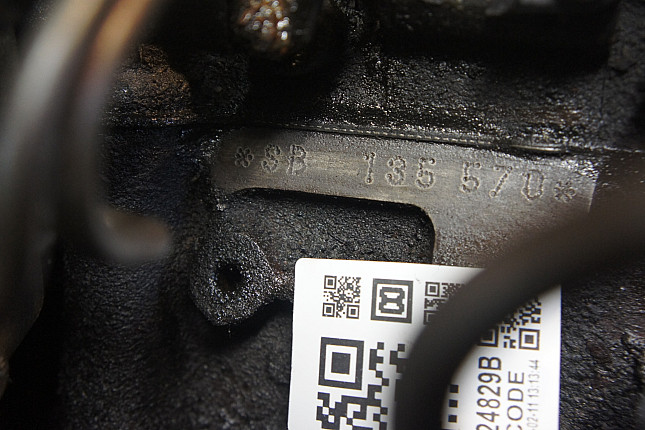 Номер двигателя и фотография площадки VW SB