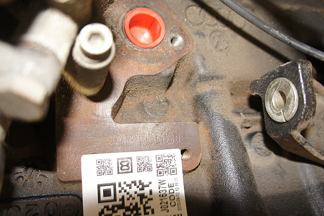 Номер двигателя и фотография площадки VW AVG
