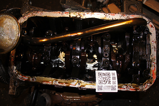 Фотография блока двигателя без поддона (коленвала) SUZUKI G13A