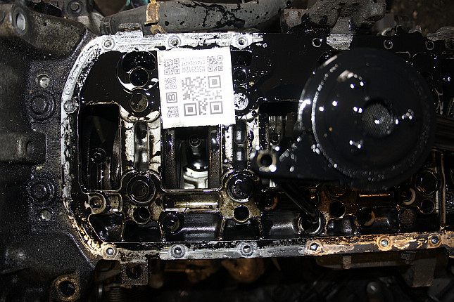 Фотография блока двигателя без поддона (коленвала) FORD F6JA