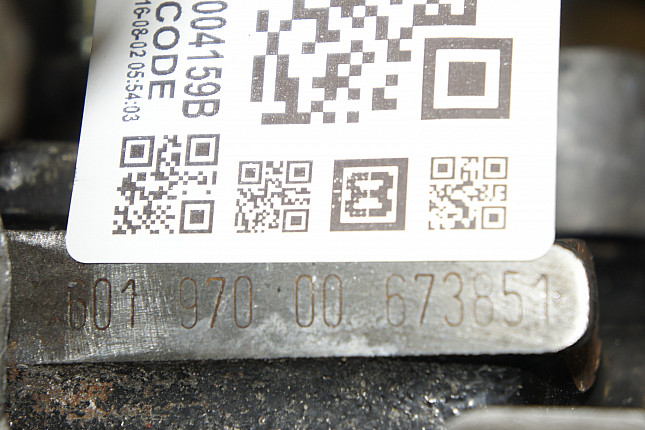 Номер двигателя и фотография площадки Mercedes OM 601.970