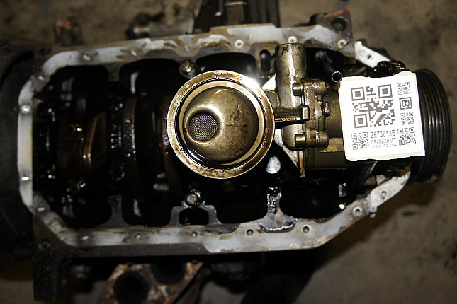 Фотография блока двигателя без поддона (коленвала) VW AEA