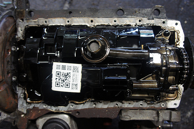 Фотография блока двигателя без поддона (коленвала) SKODA BKC